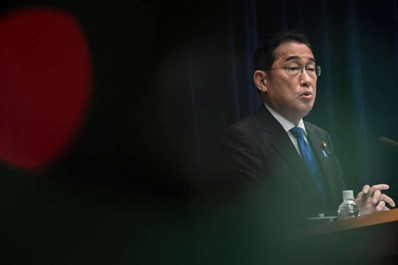 Japan's PM Kishida holds a press conference, in Tokyo