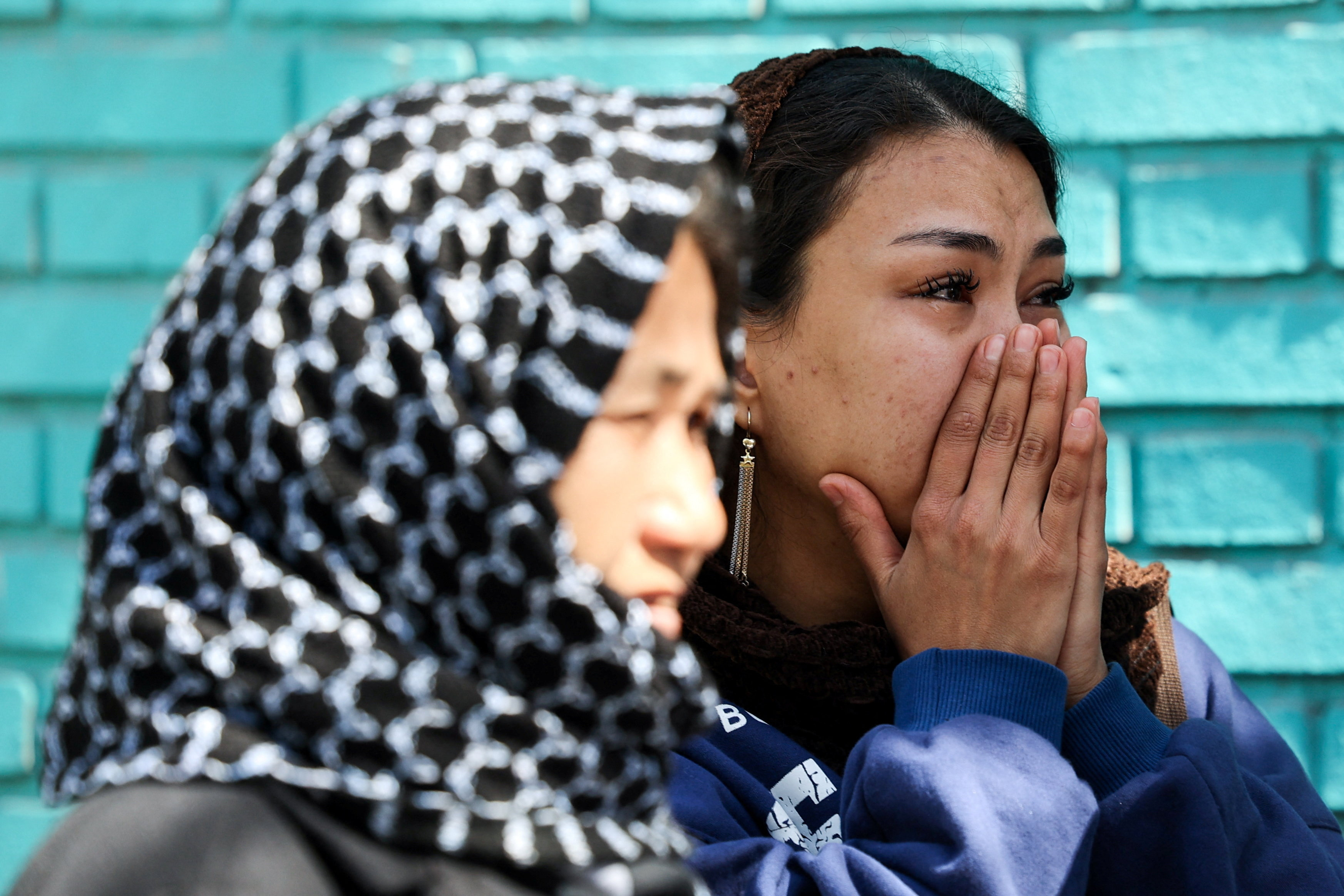 Aftermath of a strike on a residential building in Tehran