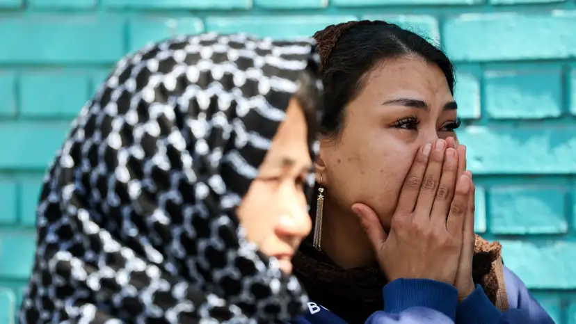 Aftermath of a strike on a residential building in Tehran