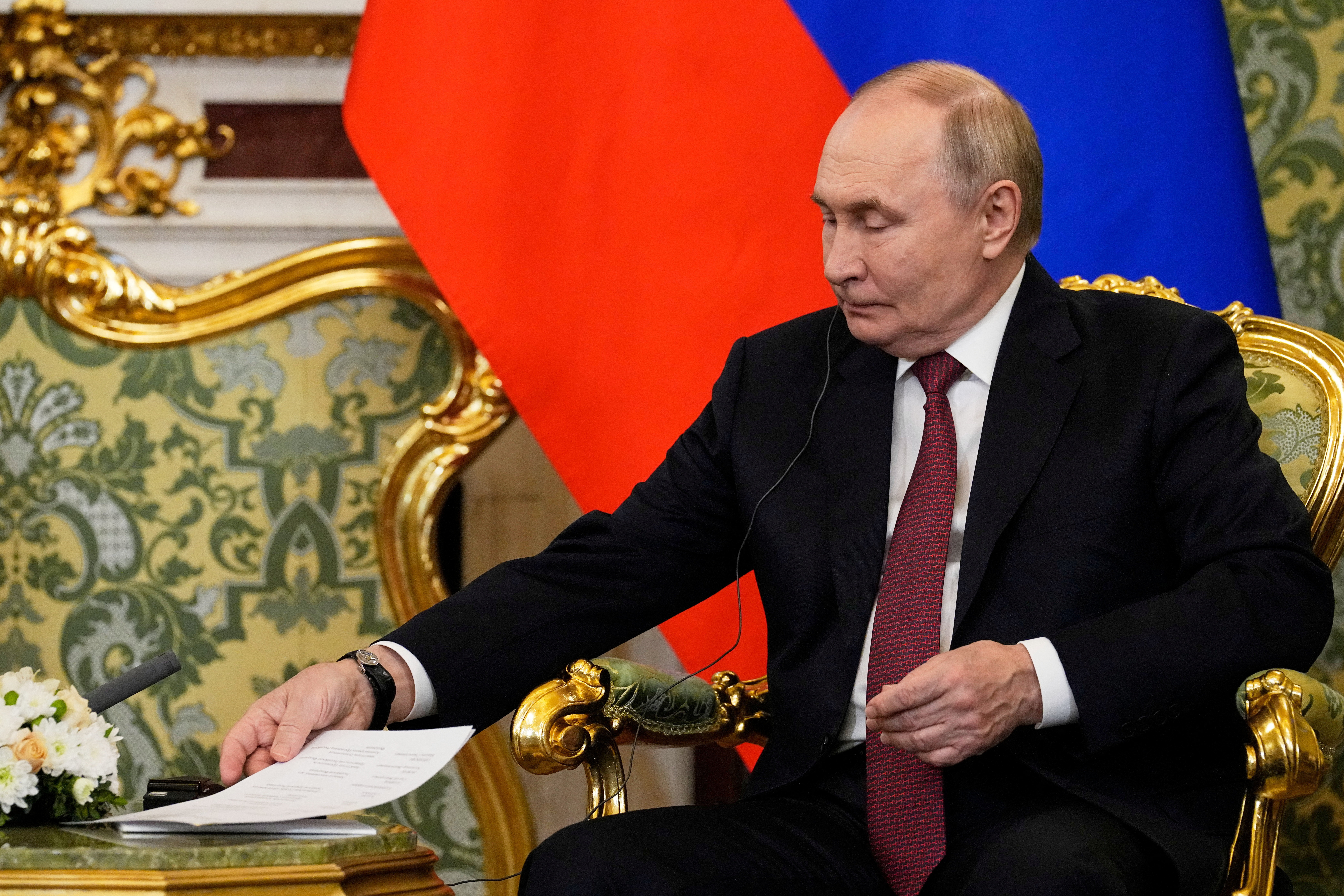 Russia's President Putin and Syria's President Sharaa meet in Moscow