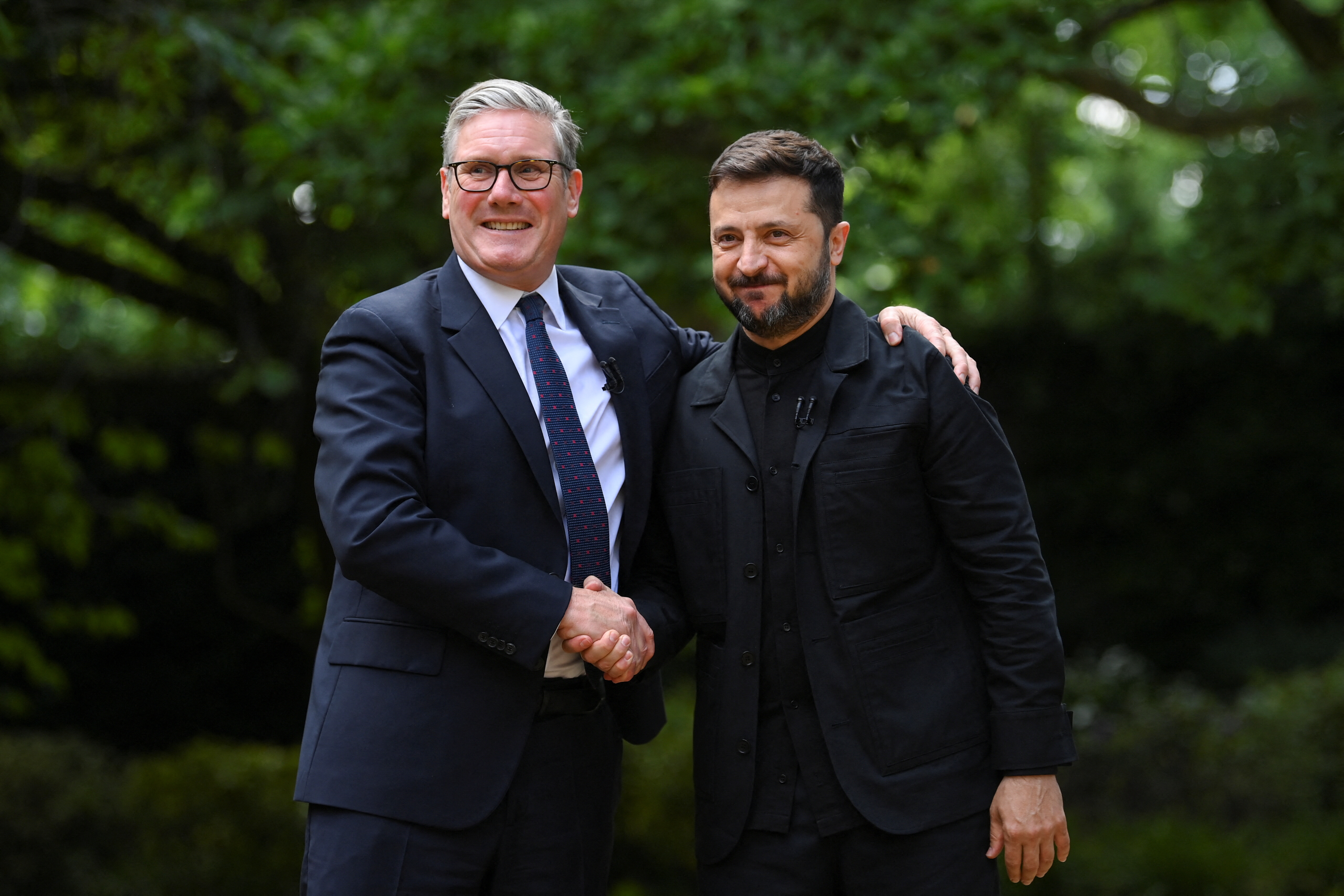 British PM Starmer meets Ukrainian President Zelenskiy in London