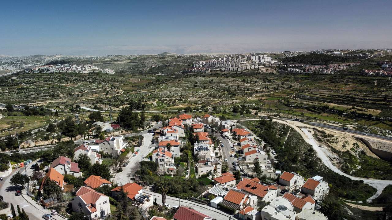 FILE PHOTO: A drone view of Neve Daniel
