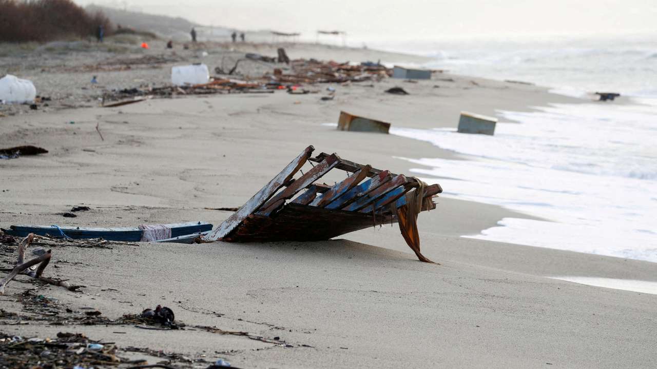 FILE PHOTO: Aftermath of deadly migrant shipwreck in Steccato di Cutro near Crotone