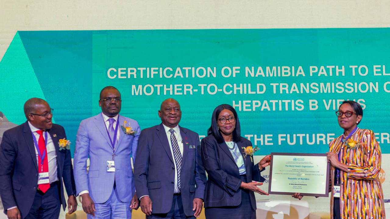 Namibia- WHO HIV mother to child transmission elimination
