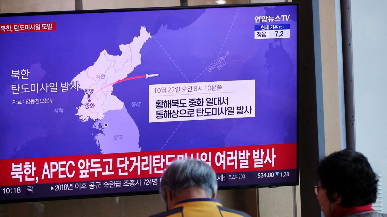North Korea's missiles were short-range ones, South Korean military says