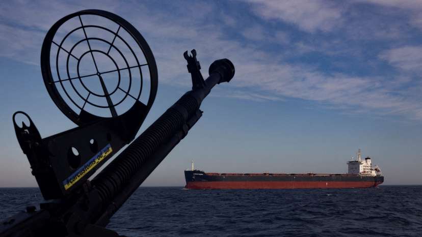 FILE PHOTO: Ukrainian coast guard patrols the "grain corridor" in the Black Sea