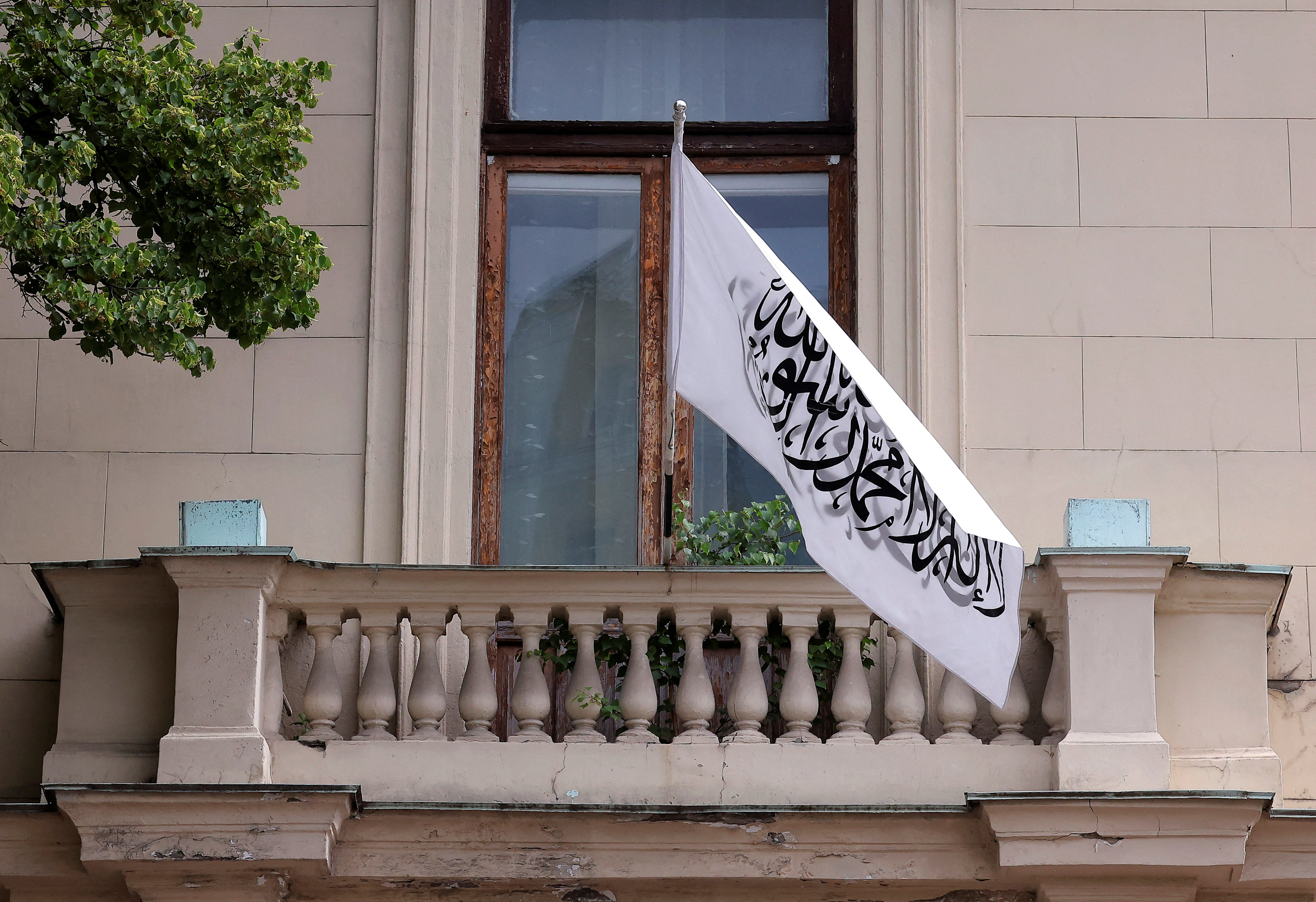 The Afghan embassy in Moscow