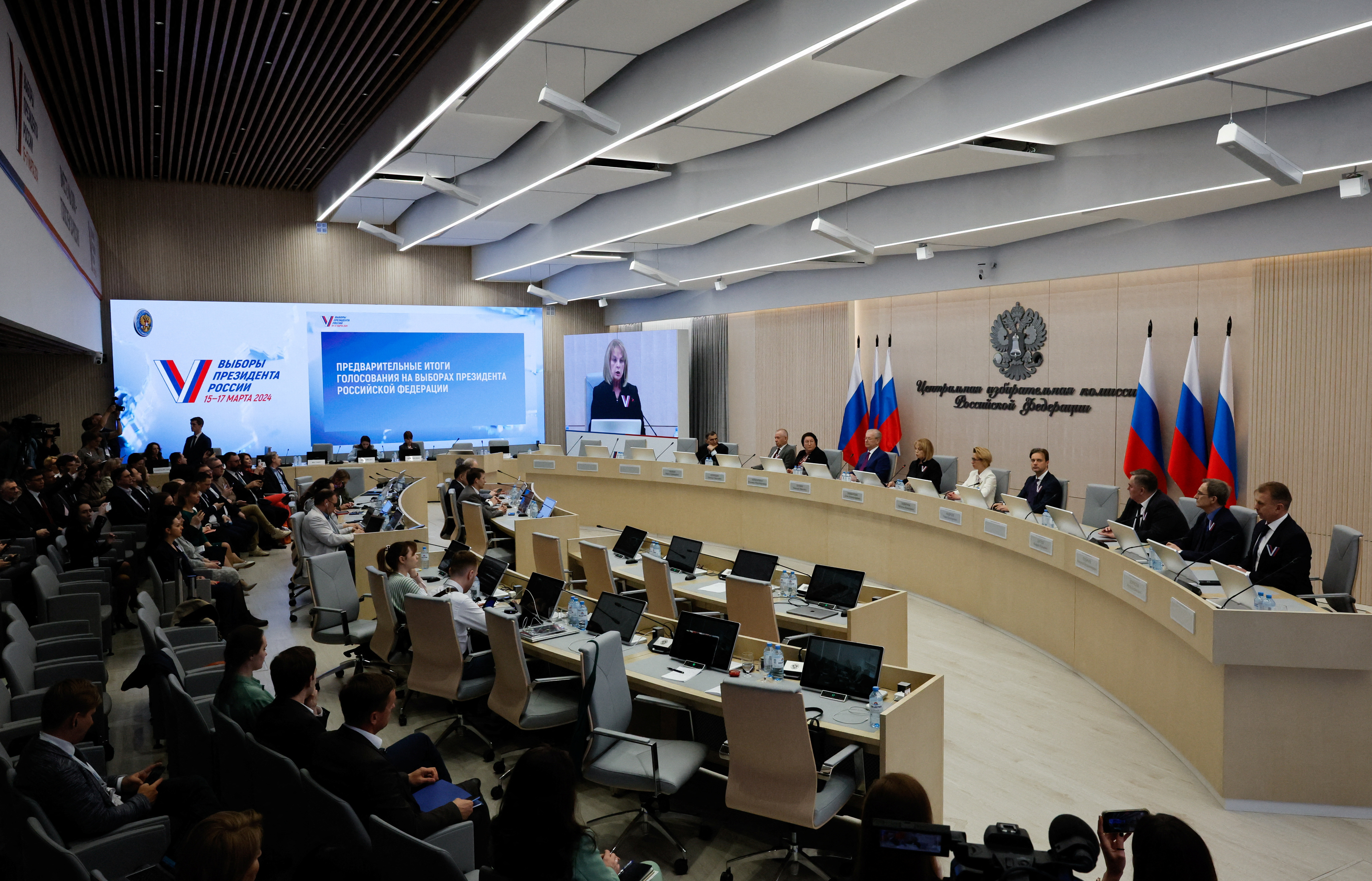 Preliminary results of the presidential election in Moscow