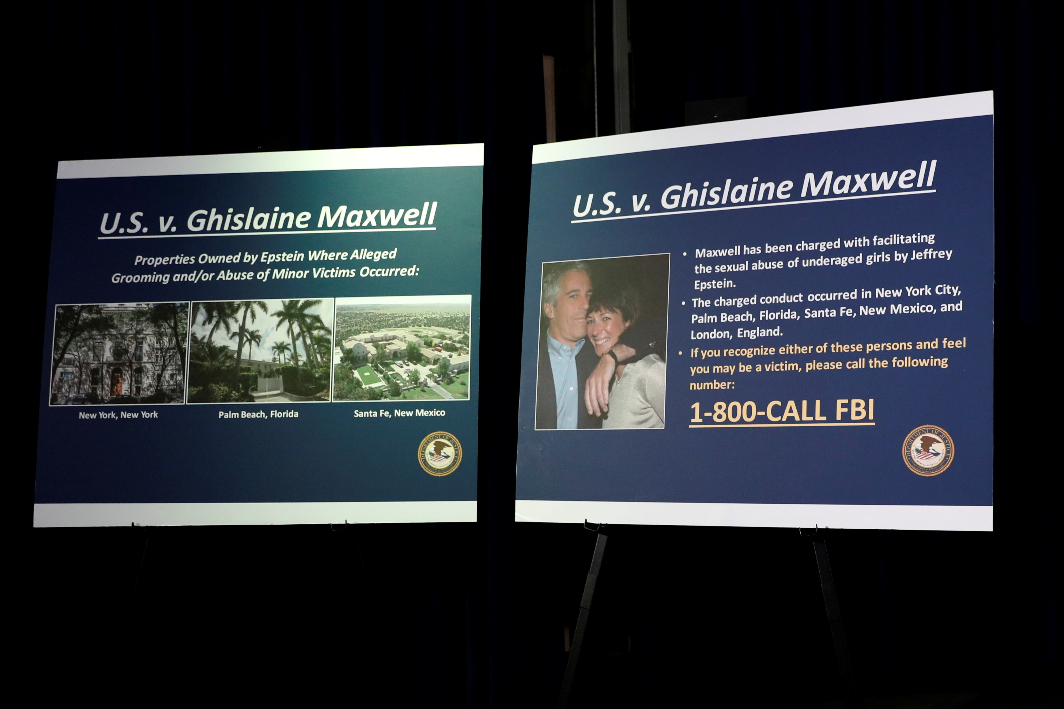 U.S. Attorney for the Southern District of New York announces charges against Ghislaine Maxwel in New York