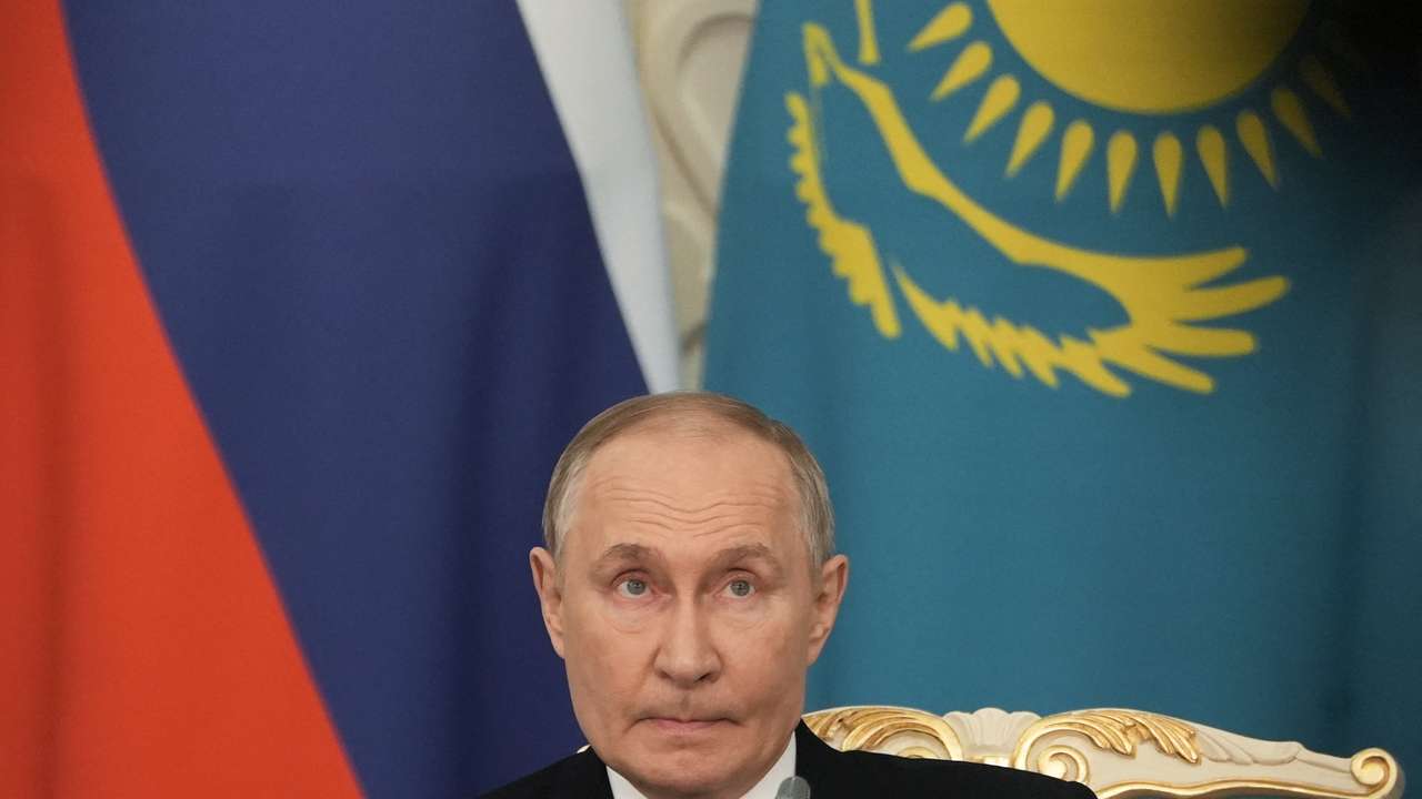 Russian President Putin visits Kazakhstan