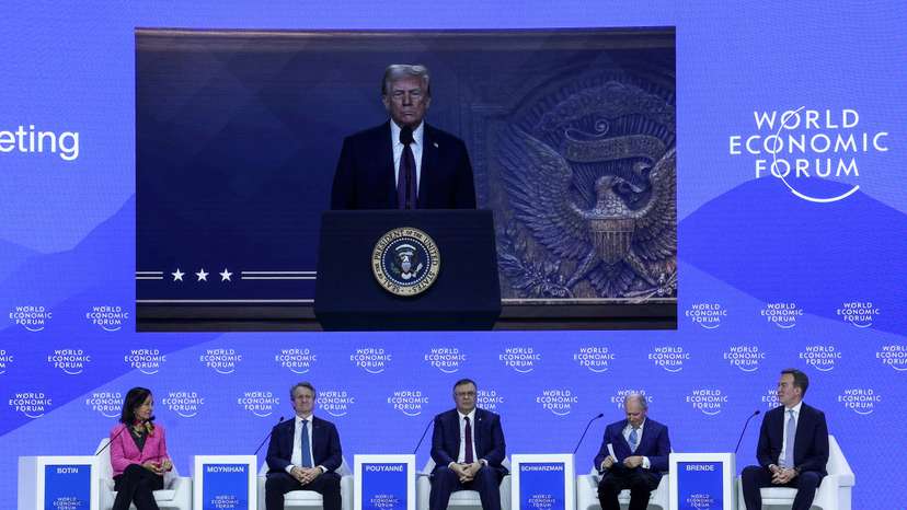 55th annual World Economic Forum (WEF) meeting in Davos