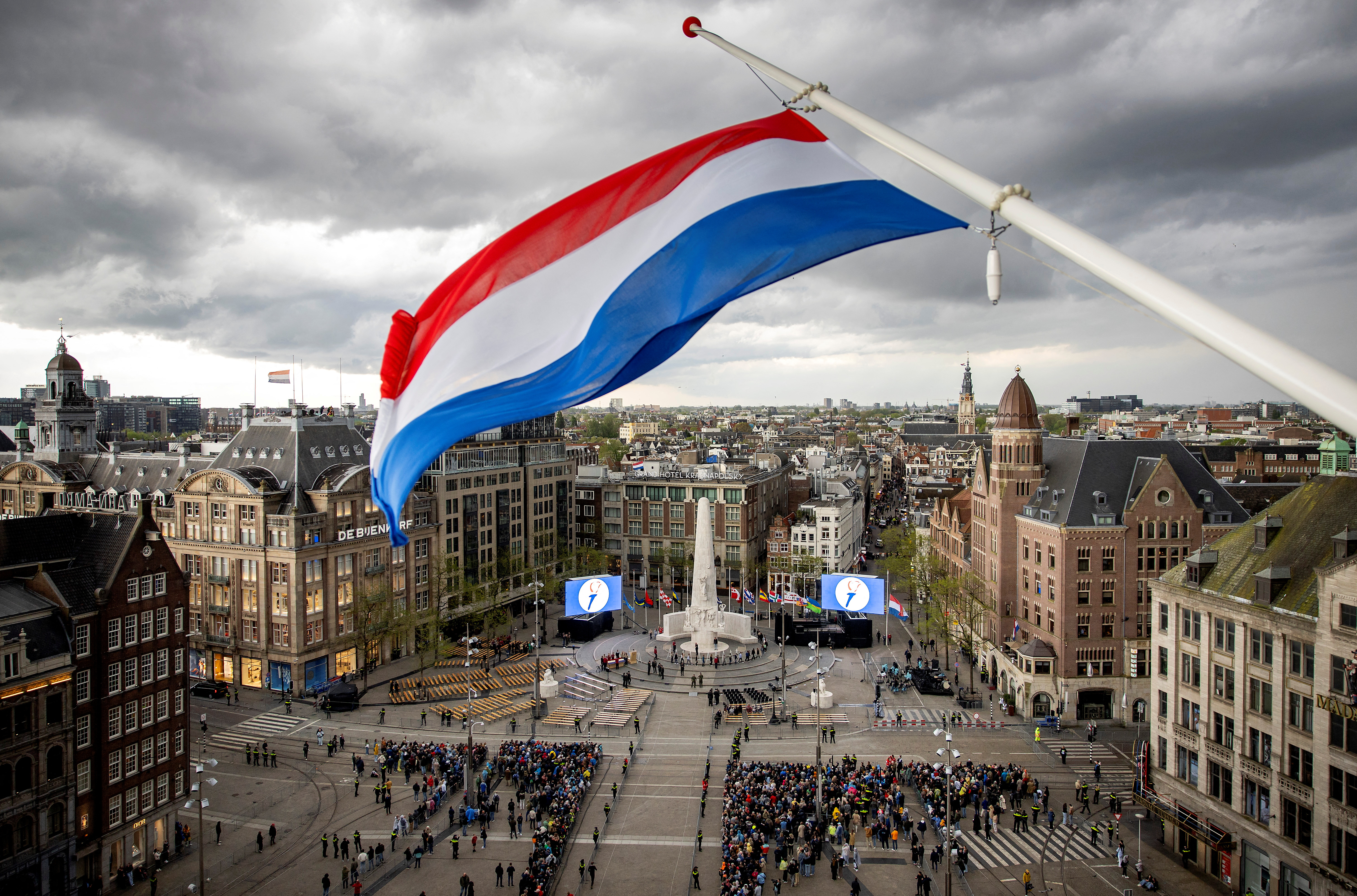 The Netherlands holds its annual World War II remembrance ceremony in Amsterdam