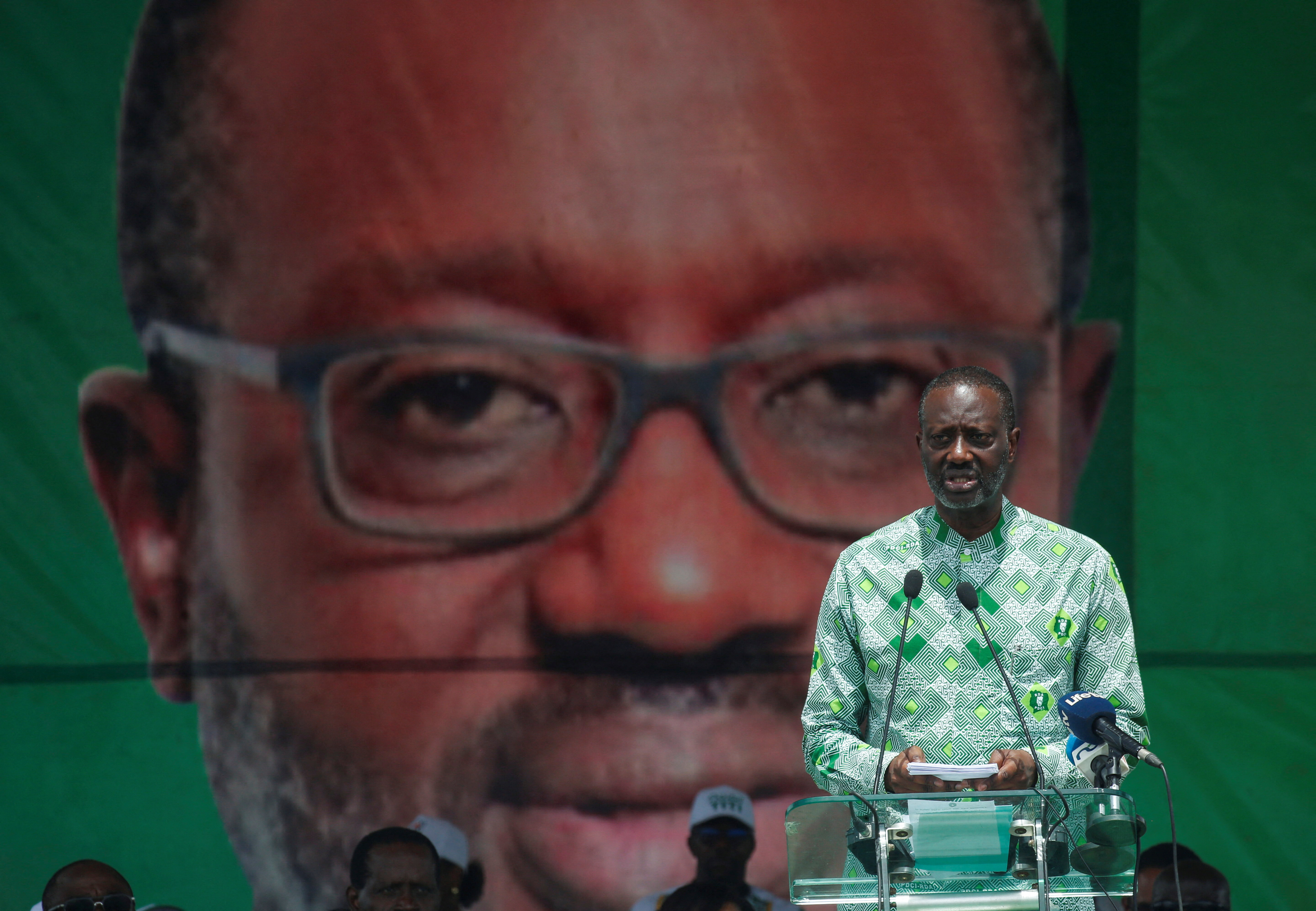 Tidjane Thiam, president of the PDCI, holds his first official meeting in Soubre