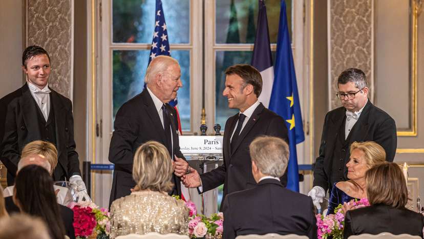 U.S. President Joe Biden on state visit in France