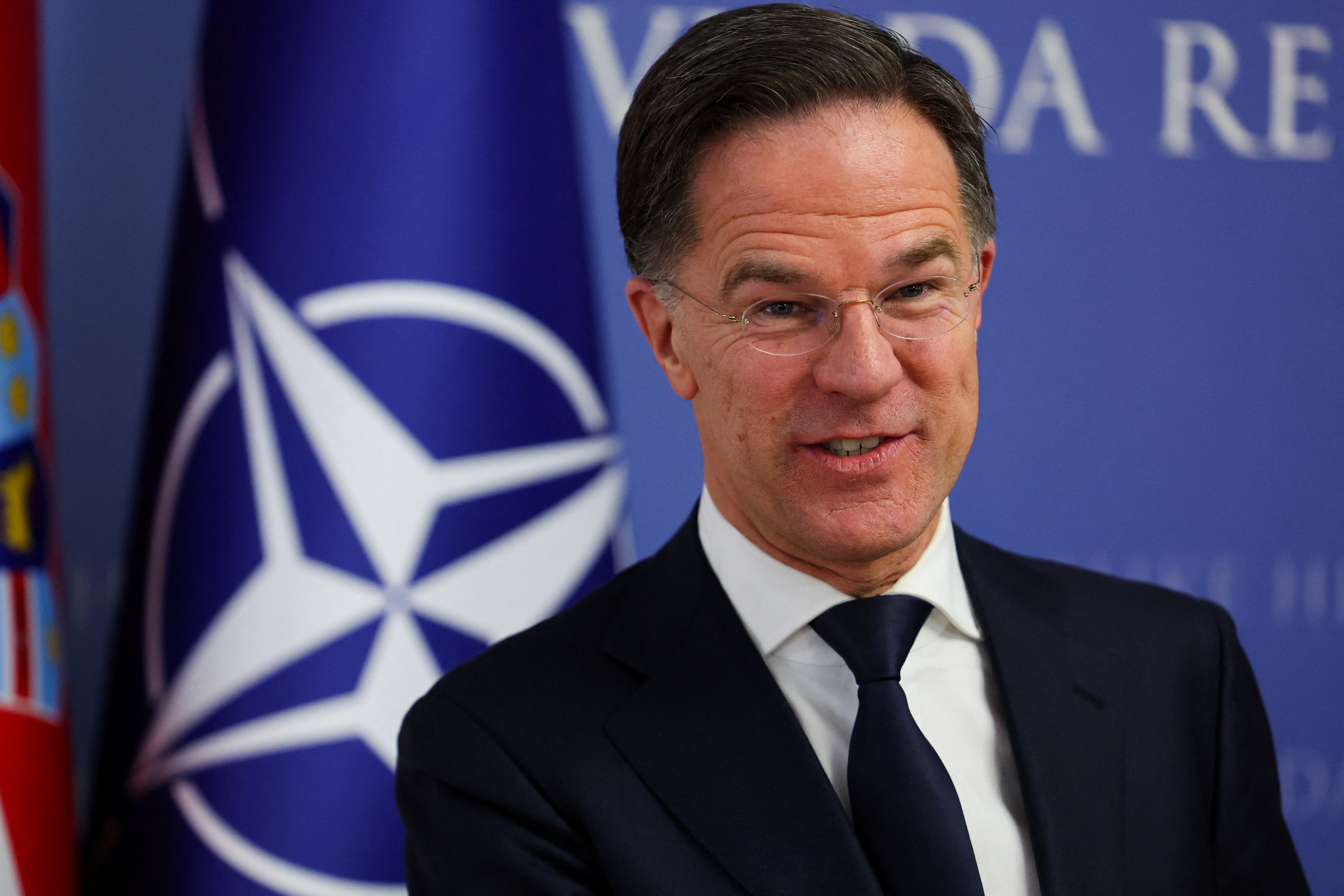 FILE PHOTO: NATO Secretary General Mark Rutte visits Croatia