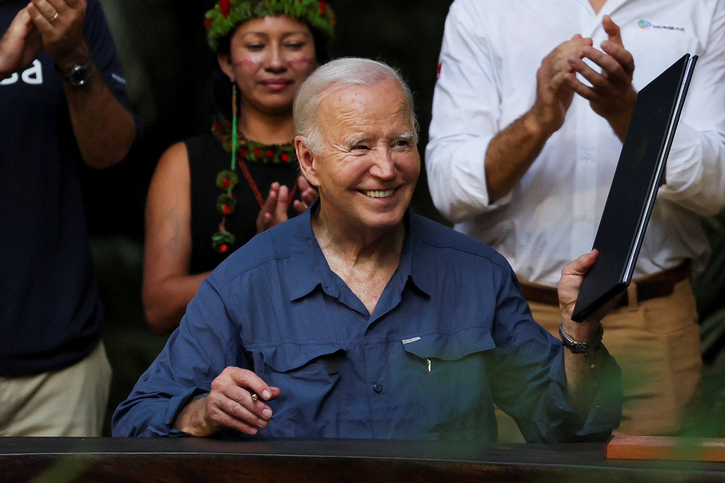 U.S. President Joe Biden visits Manaus