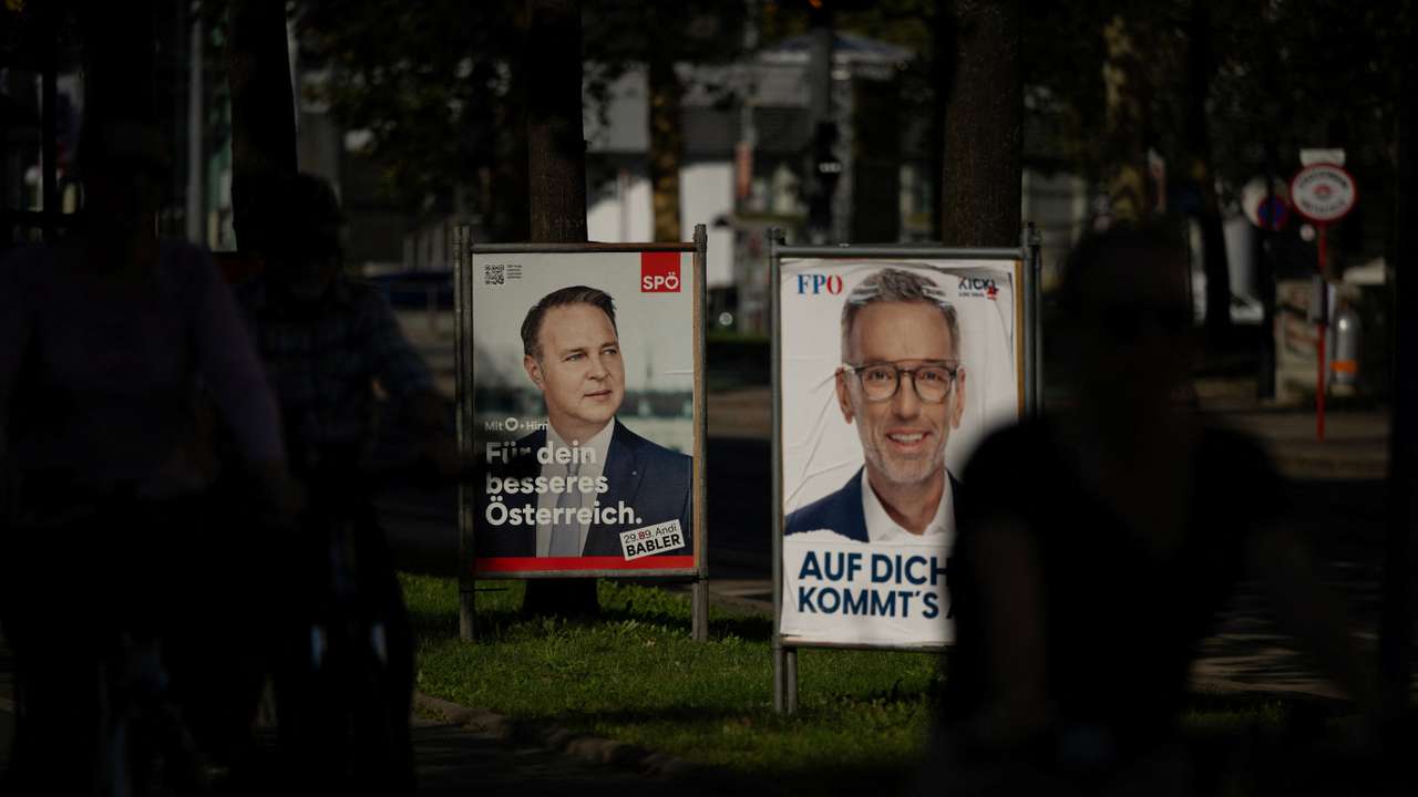 Election campign poster for Austrian general elections