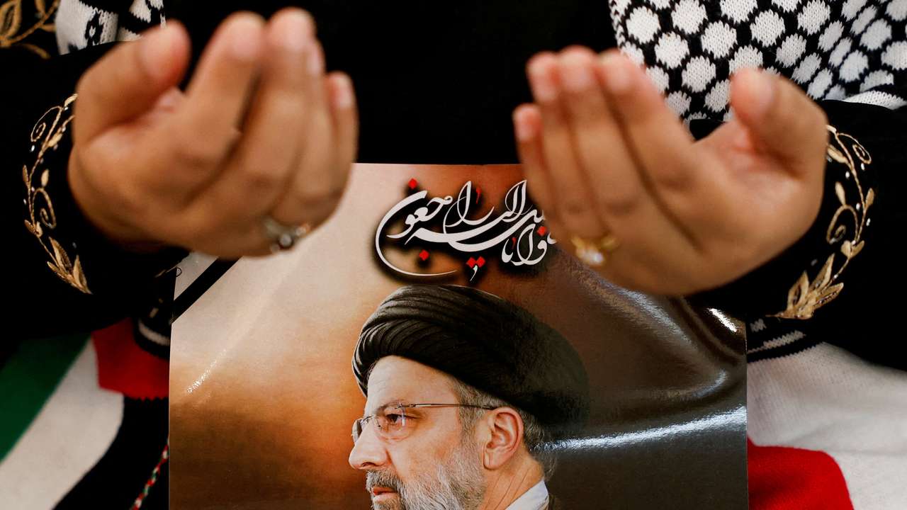 FILE PHOTO: Vigil to pay tribute to the late Iranian President Ebrahim Raisi at the Iranian Ambassador's residence in Jakarta