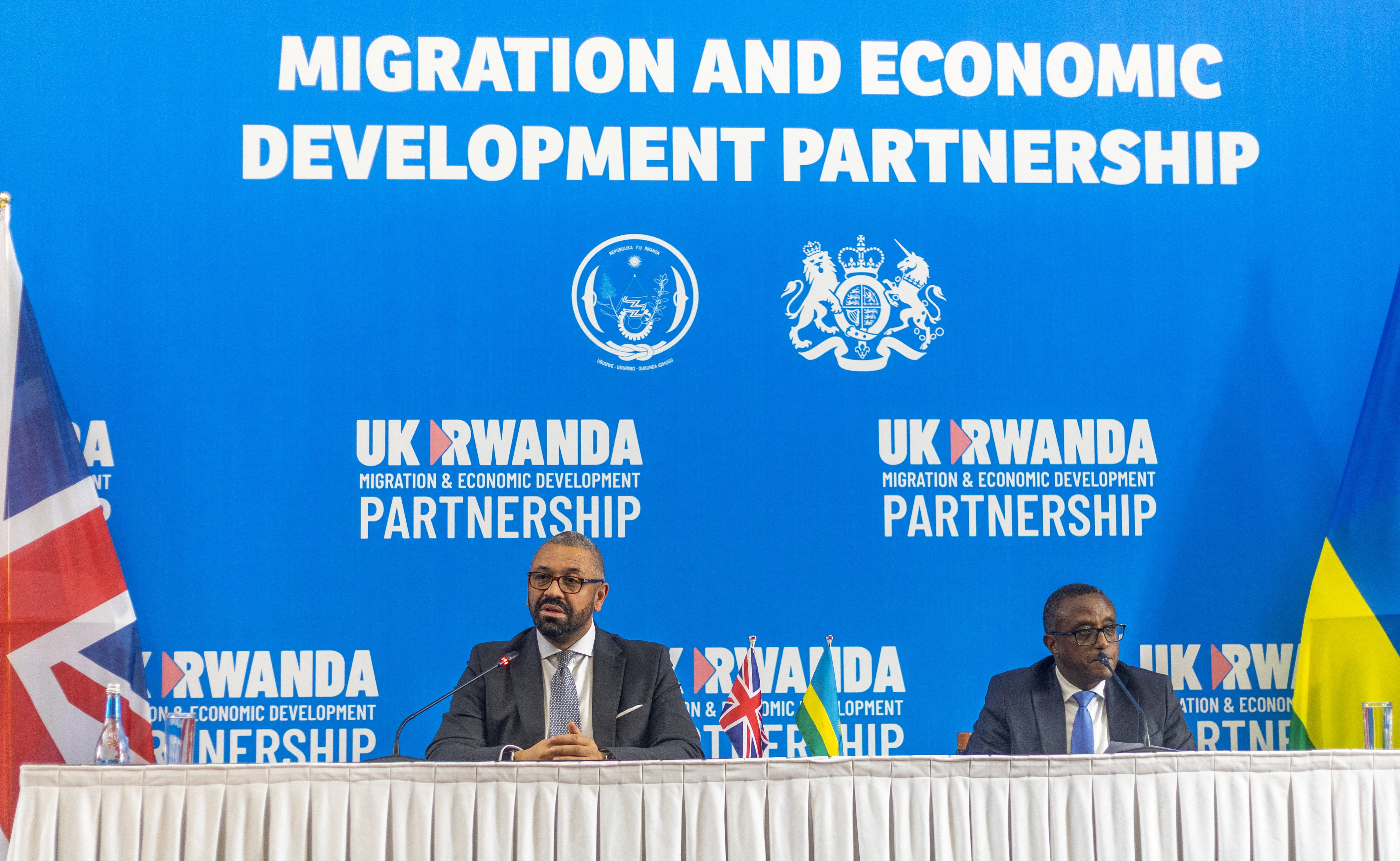 British Home Secretary Cleverly visit to Rwanda