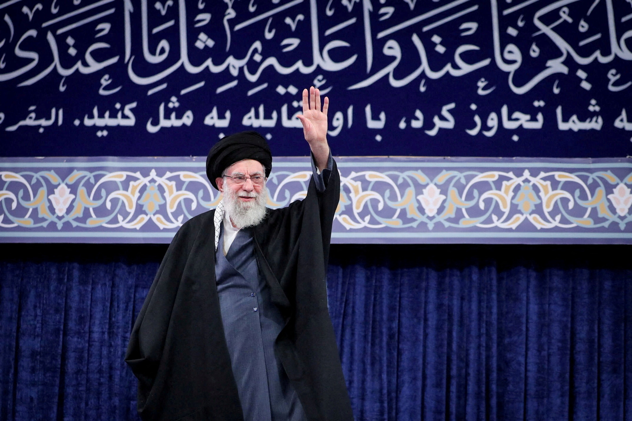 FILE PHOTO: Iran's Supreme Leader Ayatollah Ali Khamenei attends a meeting in Tehran