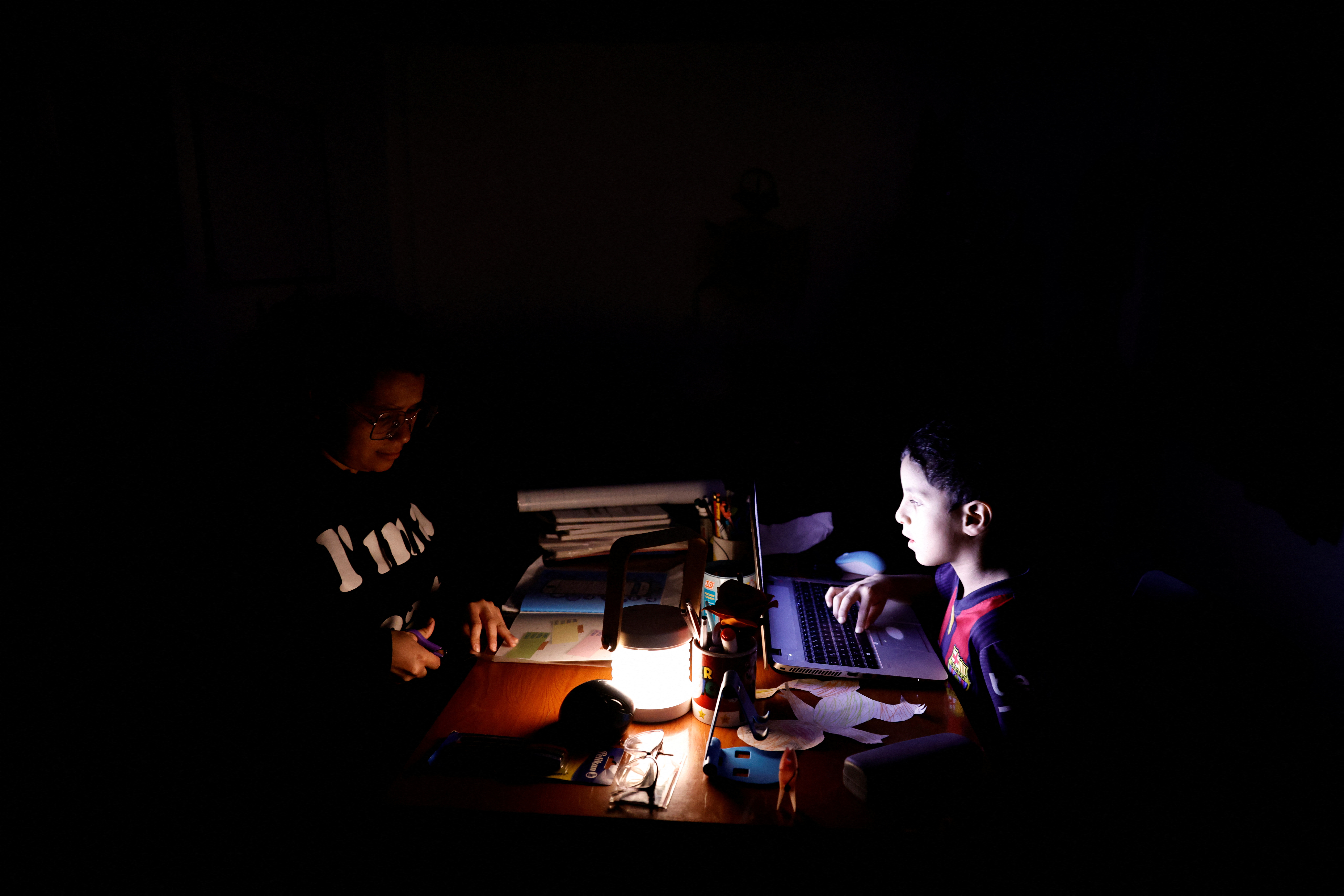 Power outage, in Quito