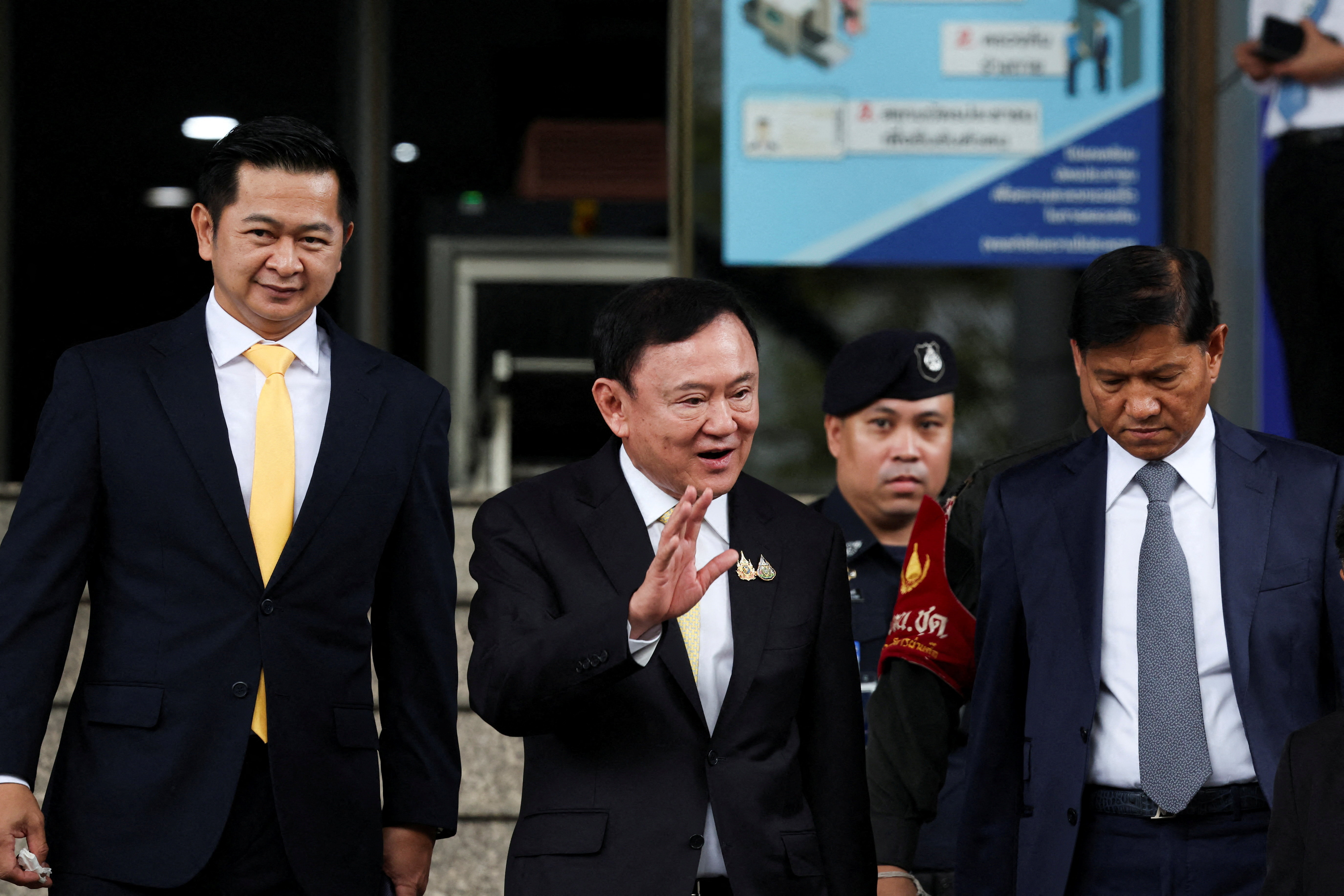 Thai court hands down verdict on former Prime Minister Thaksin Shinawatra's royal insult case in Bangkok