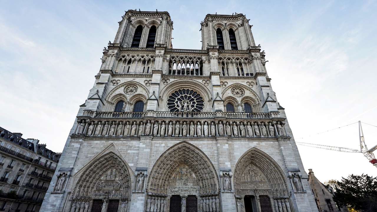French President Macron to visit Notre-Dame Cathedral, in Paris