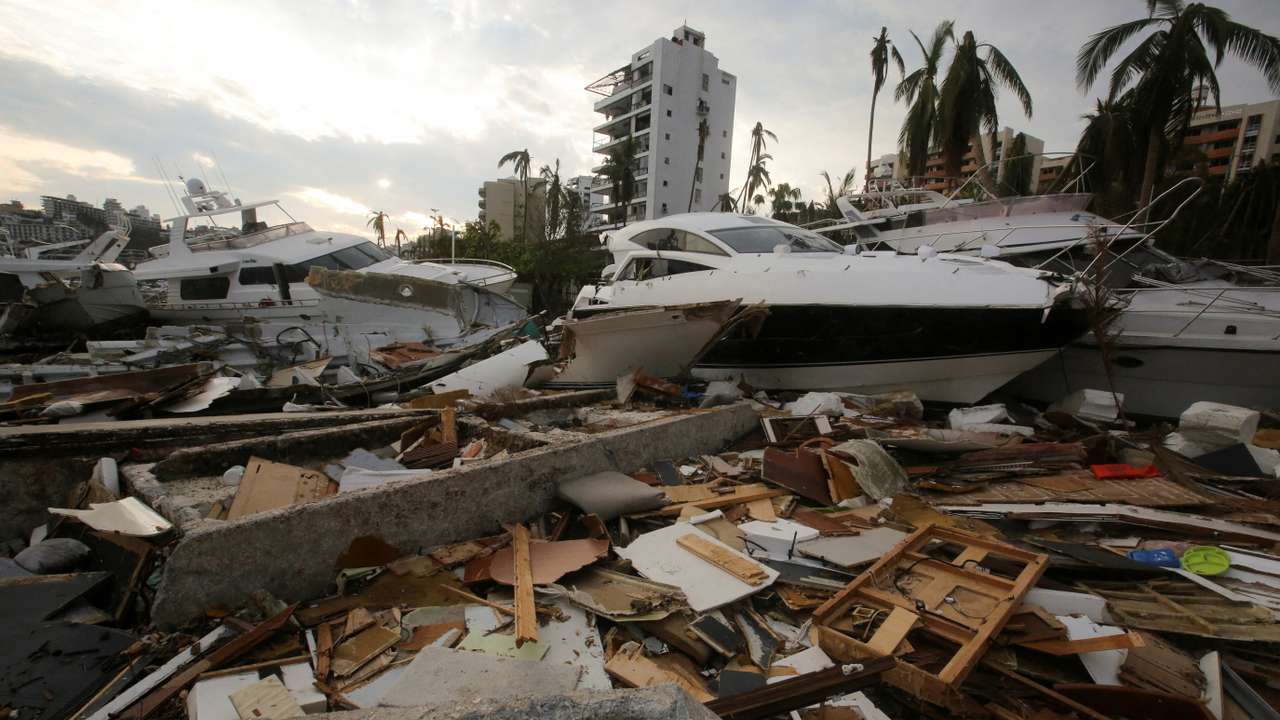 FILE PHOTO: Mexican families search for their loved ones in the aftermath of Hurricane Otis in, Acapulco