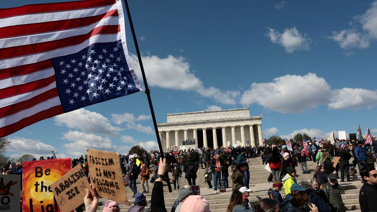 "No Kings" protest in Washington