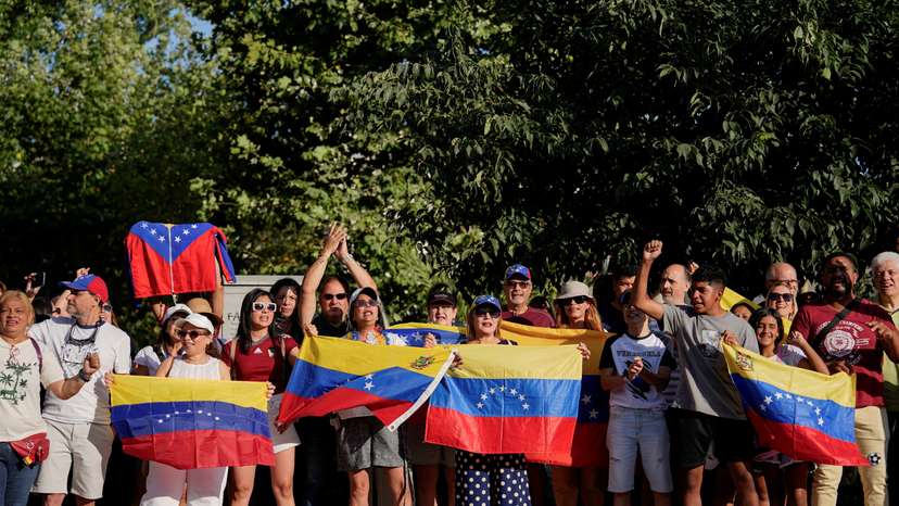 Venezuelan expatriates participate in the Venezuelan presidential election, in Madrid