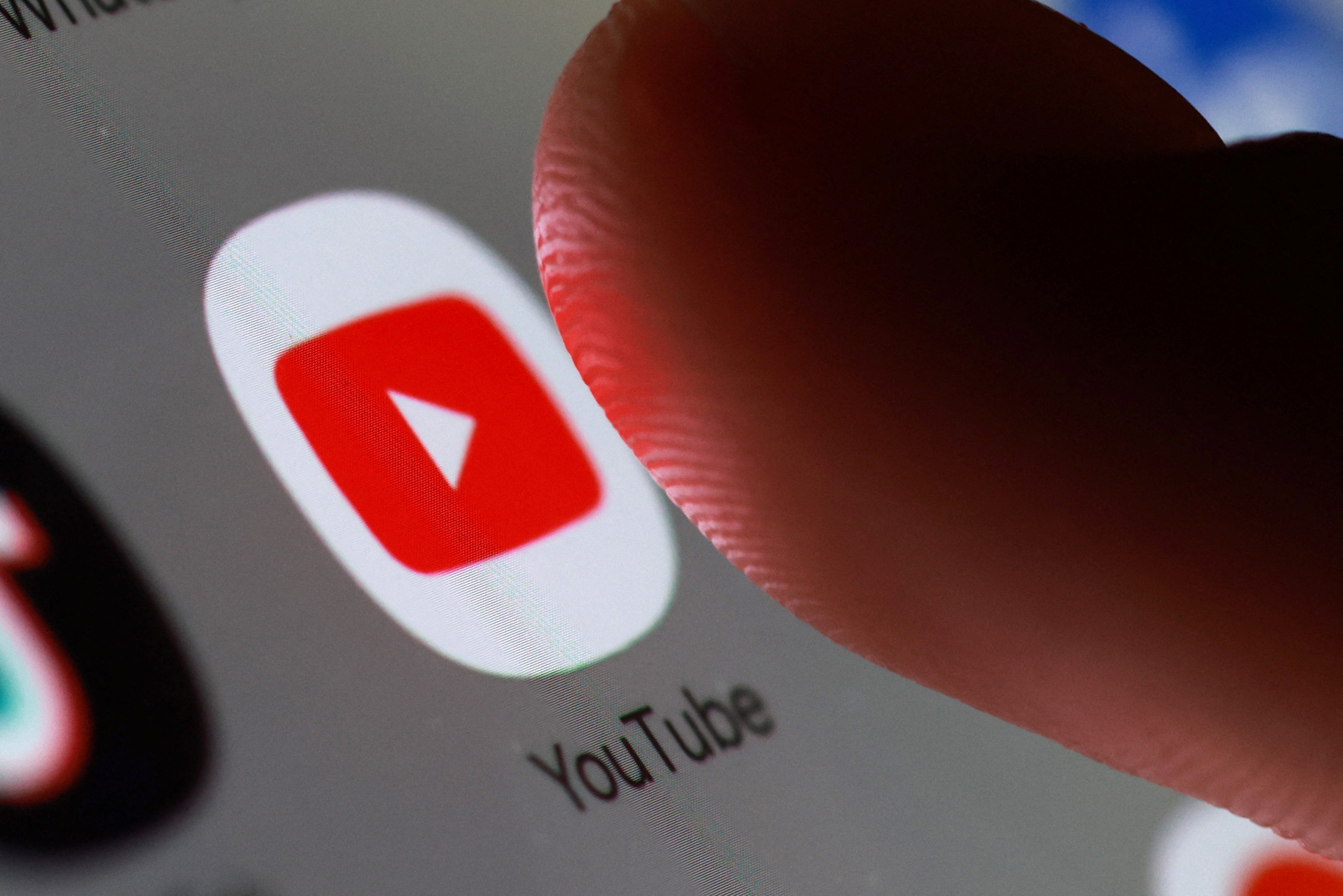 Illustration shows YouTube app