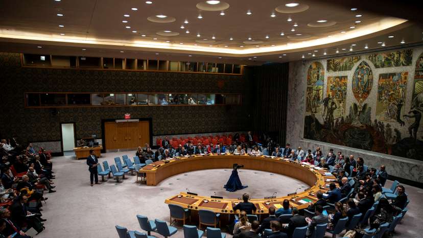 FILE PHOTO: United Nations Security Council on the situation in the Middle East