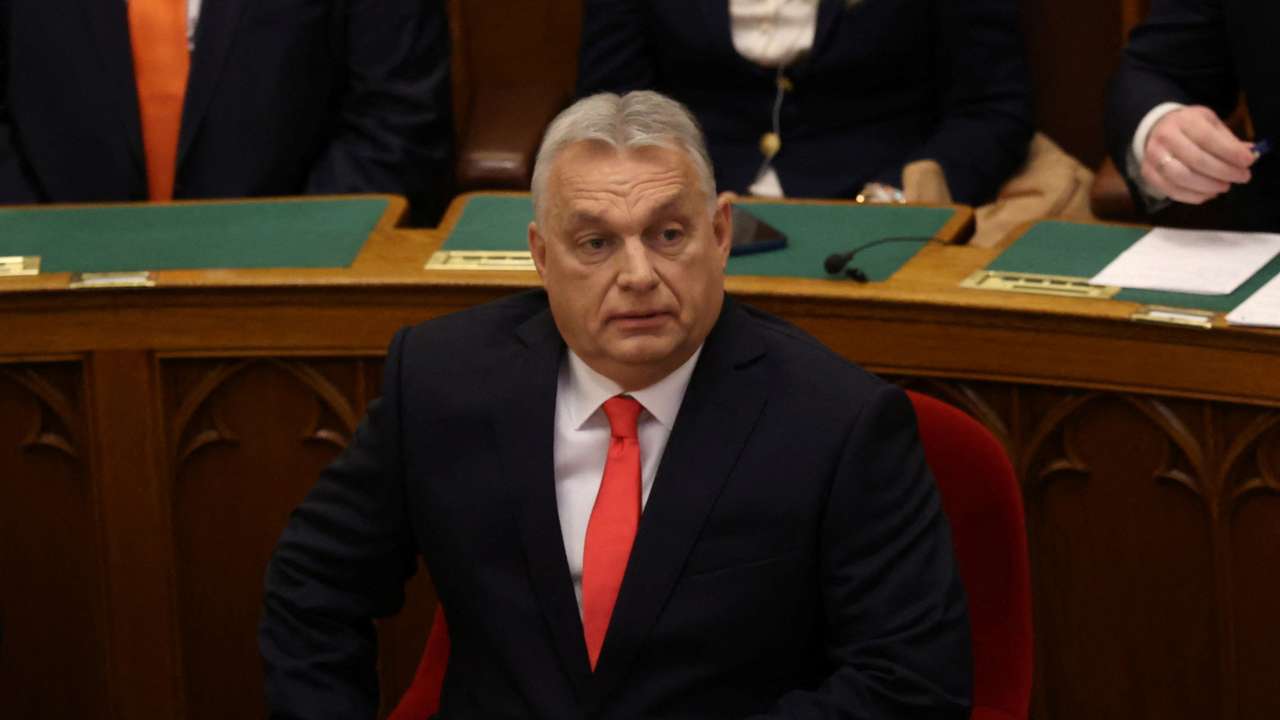 Hungarian Prime Minister Orban attends the spring session of the parliament in Budapest