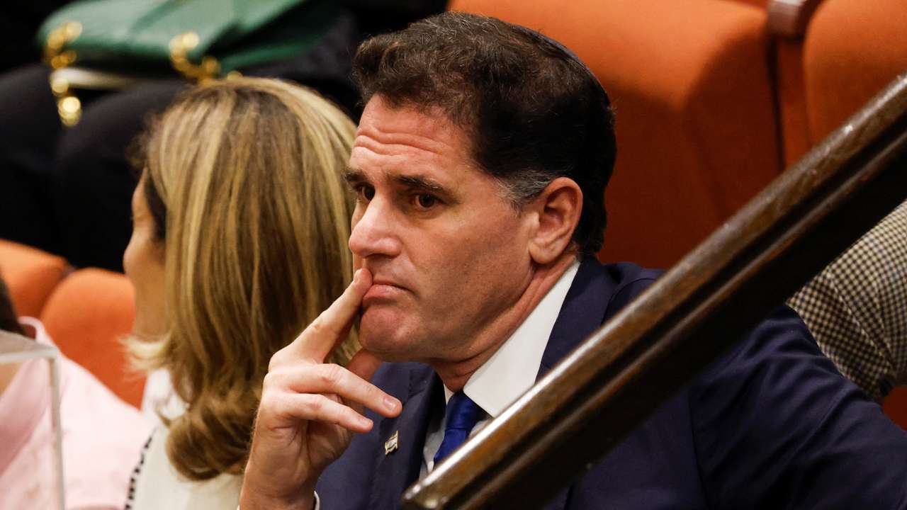 Former Israeli Ambassador to the U.S. Ron Dermer attends a special session of Israel's parliament, to approve and swear in a new right-wing government, in Jerusalem