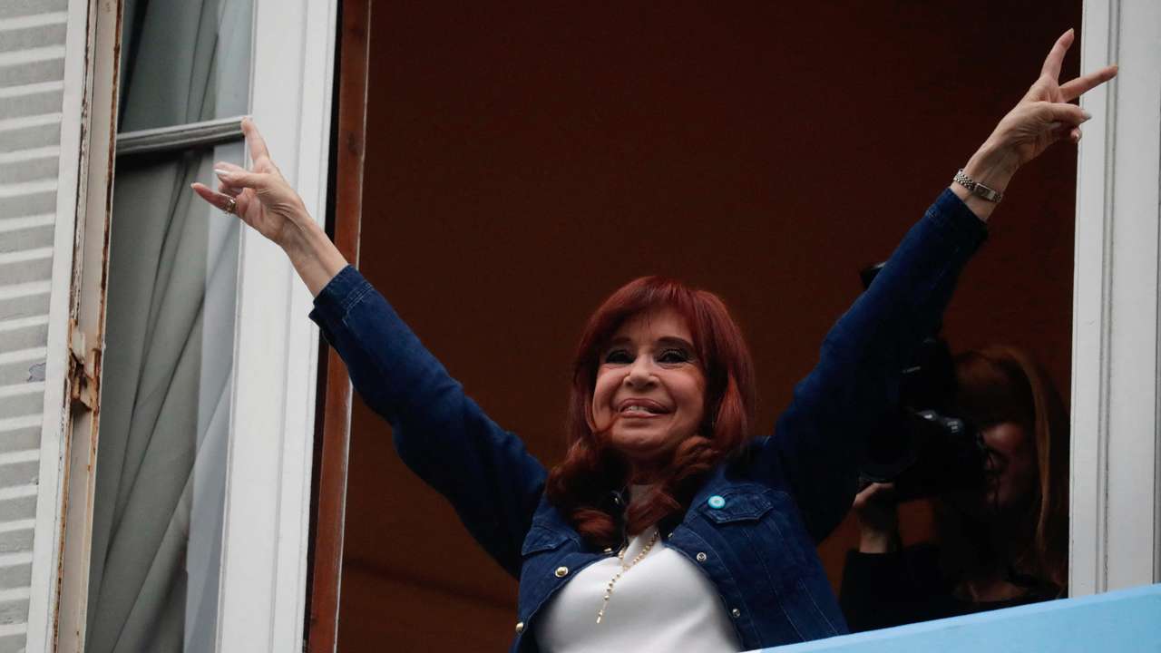 Peronists commemorate Loyalty Day and show support for former President Cristina Fernandez de Kirchner, in Buenos Aires