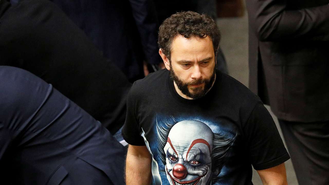 Ukrainian lawmaker Oleksandr Dubinsky is seen during a parliament session in Kyiv