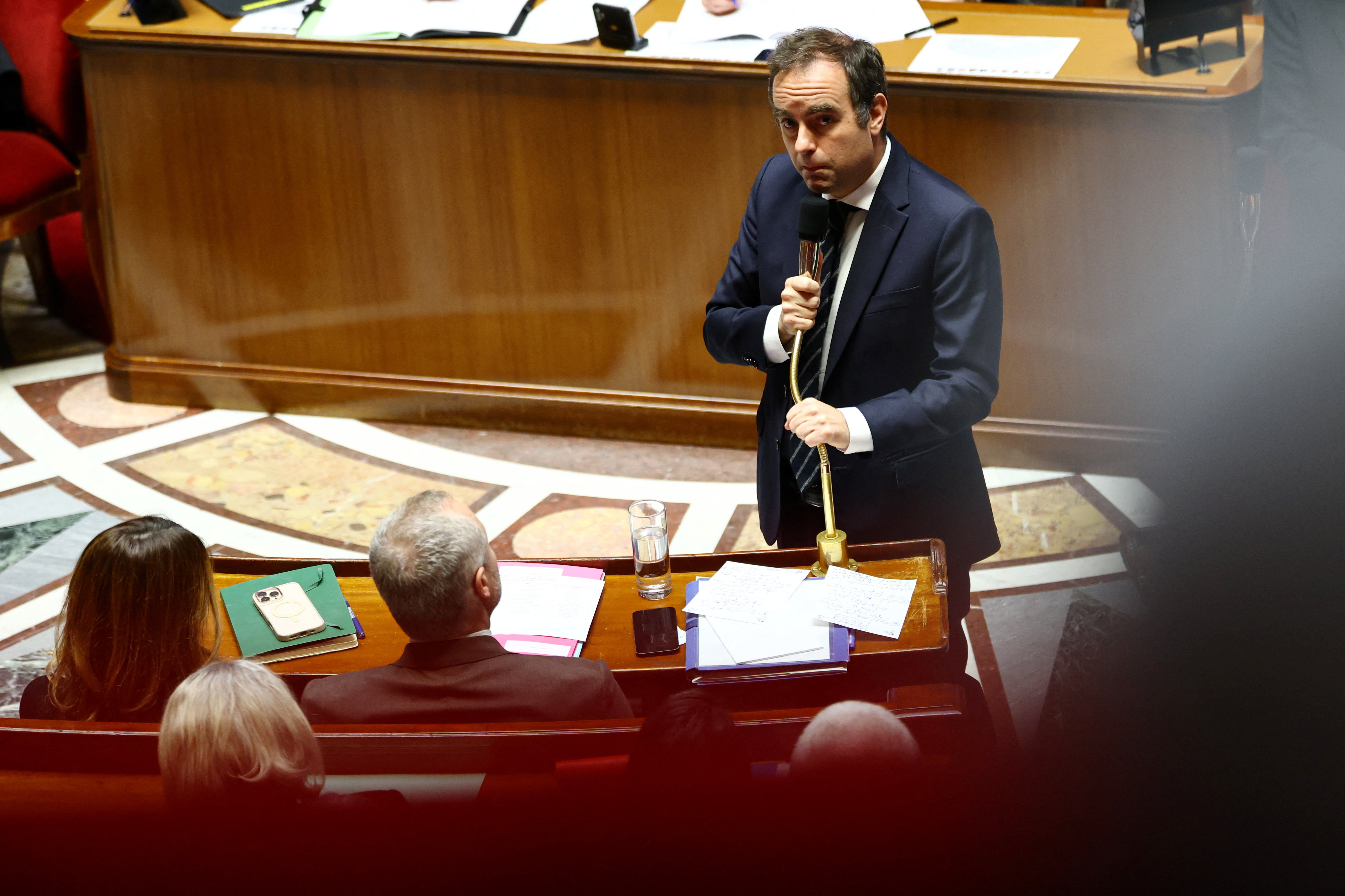 Questions to the government session at the National Assembly in Paris