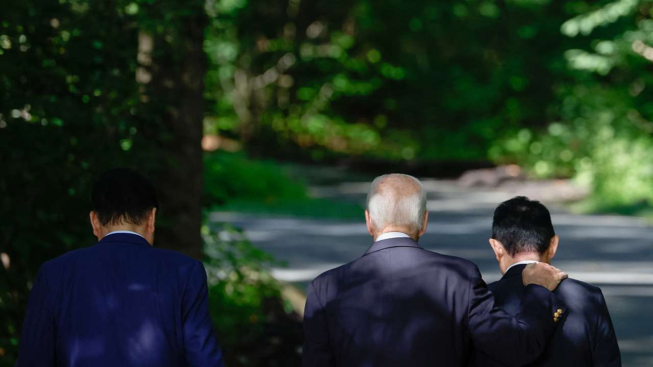 Trilateral summit at Camp David in Maryland