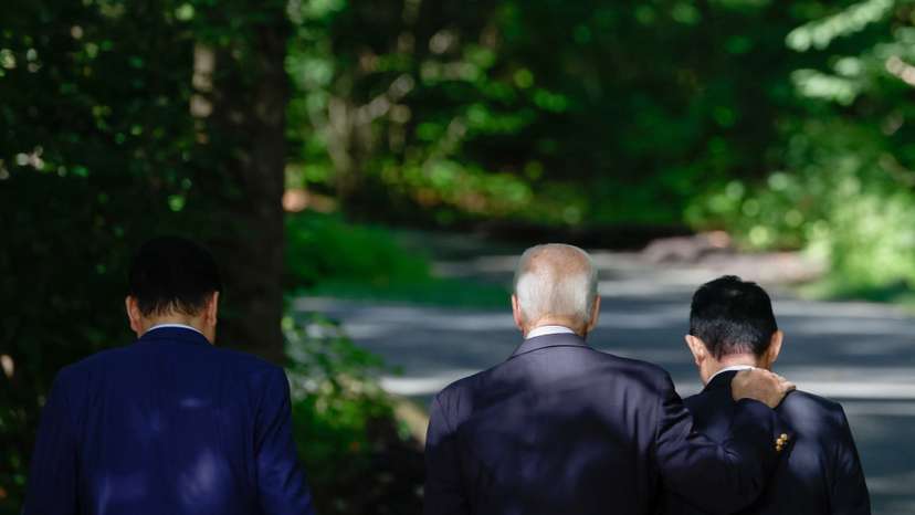 Trilateral summit at Camp David in Maryland