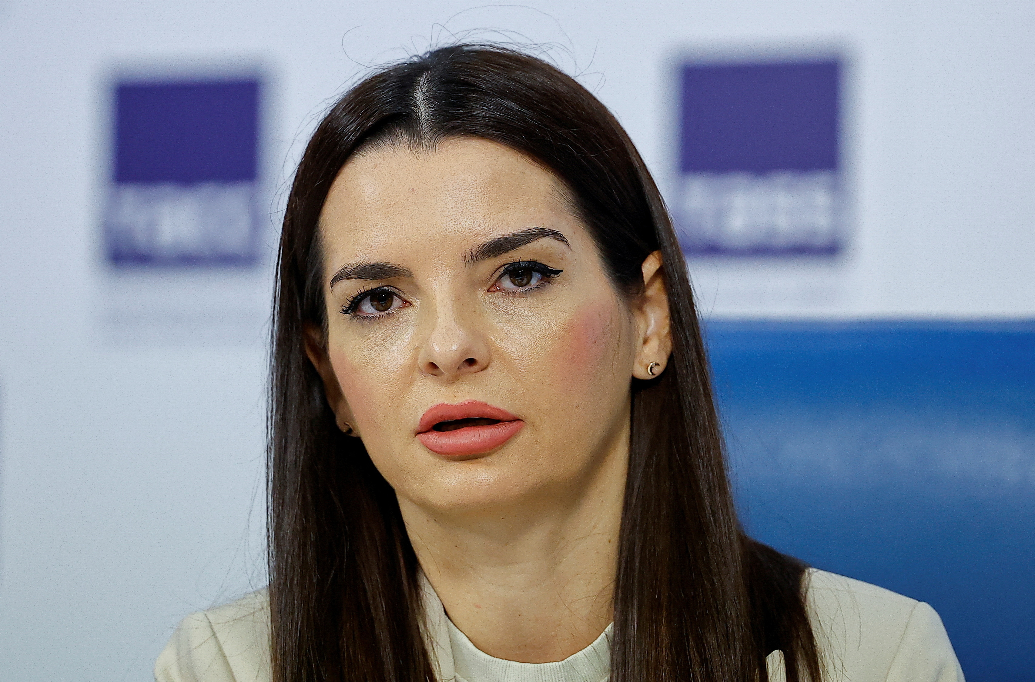 FILE PHOTO: Leader of Moldova's Gagauzia region Gutsul gives a press conference in Moscow