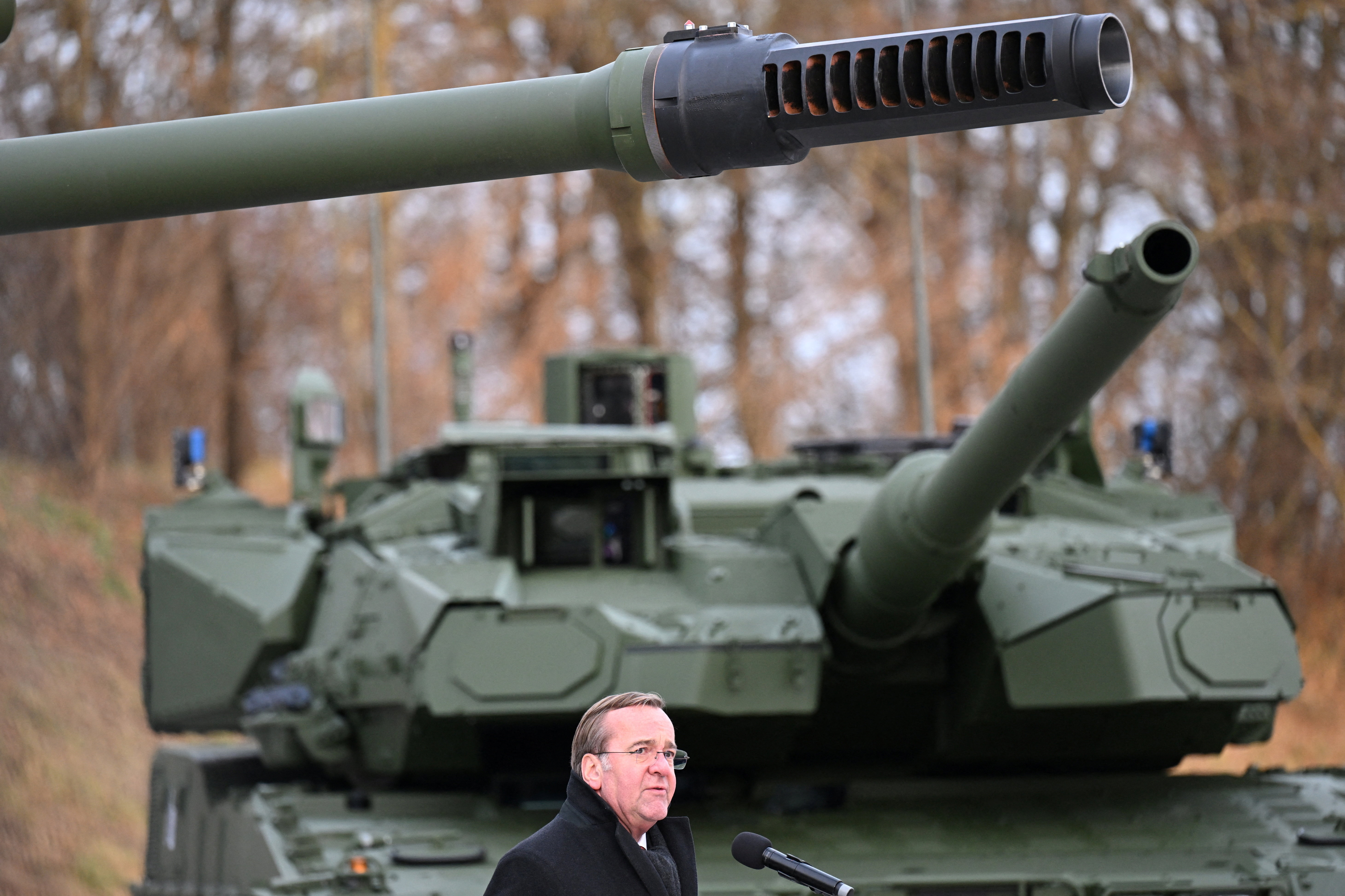 Roll-out of new Leopard tank and howitzer PZH 2000 at KNDS