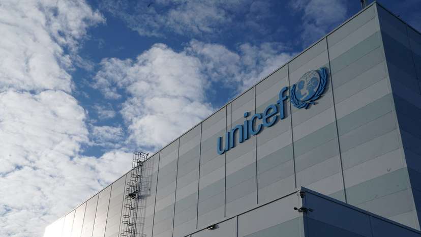 FILE PHOTO: UNICEF's Copenhagen warehouse prepares aid for Gaza