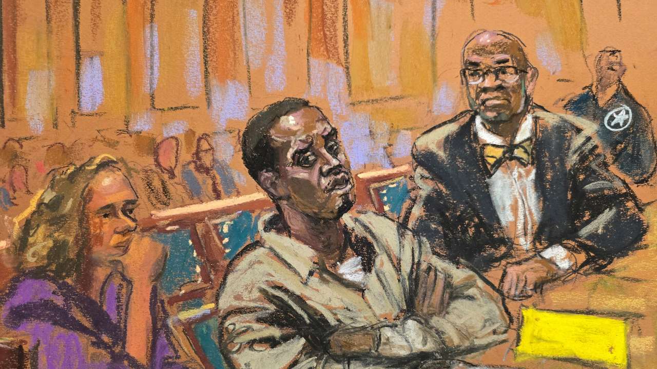 FILE PHOTO: Sean "Diddy" Combs in court for a hearing on his request to be released from jail pending trial