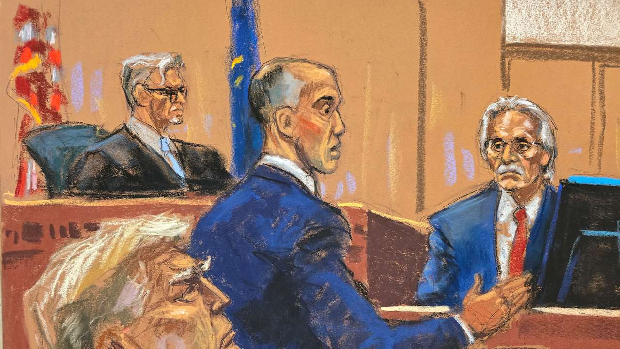 Former U.S. President Trump's criminal trial on charges of falsifying business records continues in New York