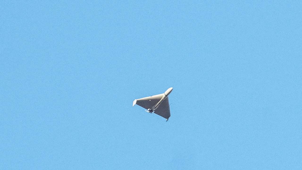 FILE PHOTO: Russian drone strike in Kyiv