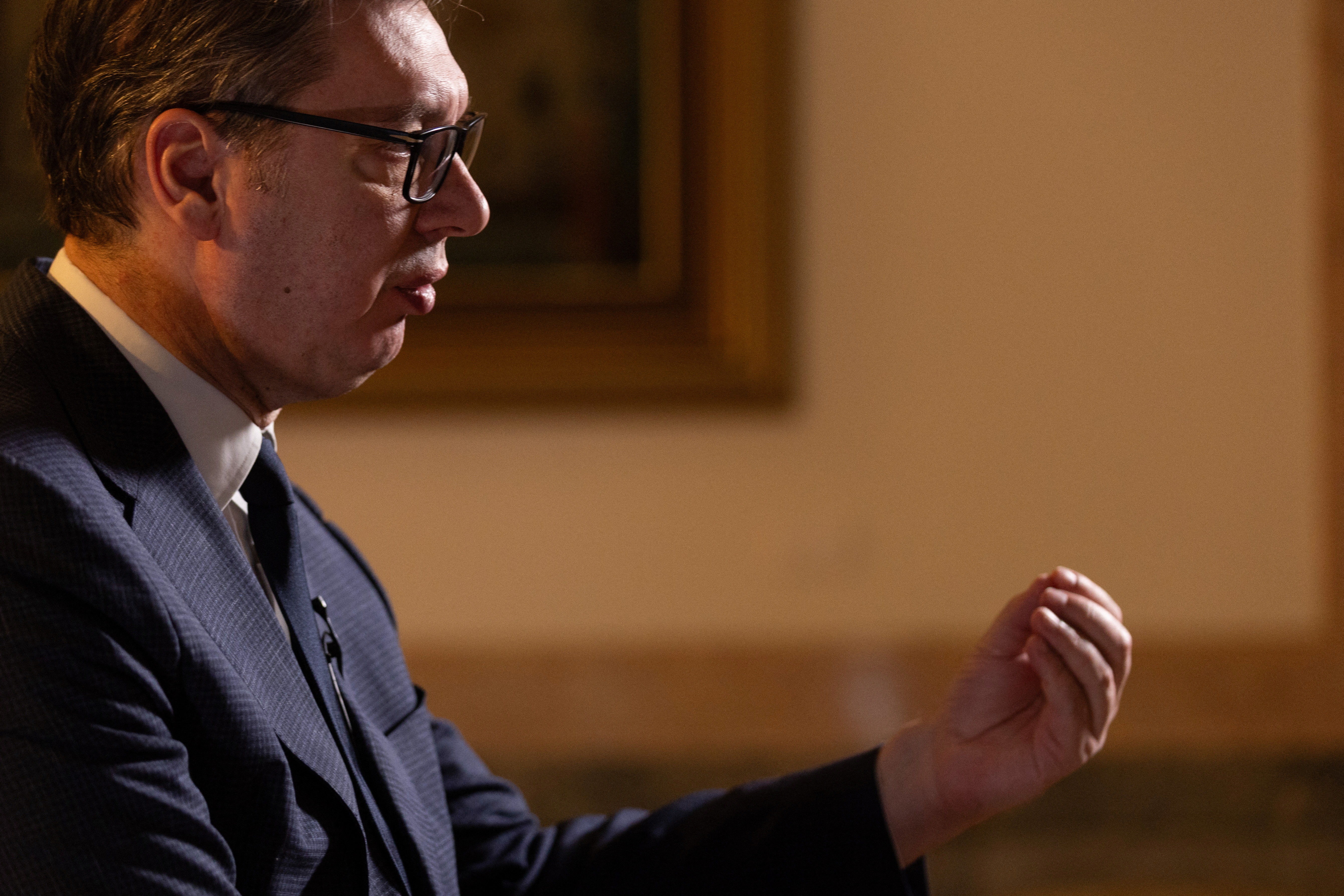 Interview wirth Serbia's President Aleksandar Vucic in Belgrade