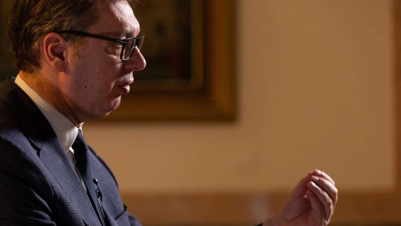 Interview wirth Serbia's President Aleksandar Vucic in Belgrade