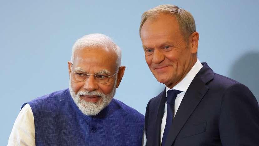 India PM Modi meets Polish leaders in Warsaw