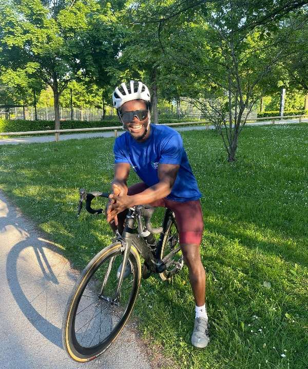 Cyclist Emmanuel Adjei wants to ride 10,000km from his current home in Munich, Germany all the way back to his roots in Accra, Ghana.