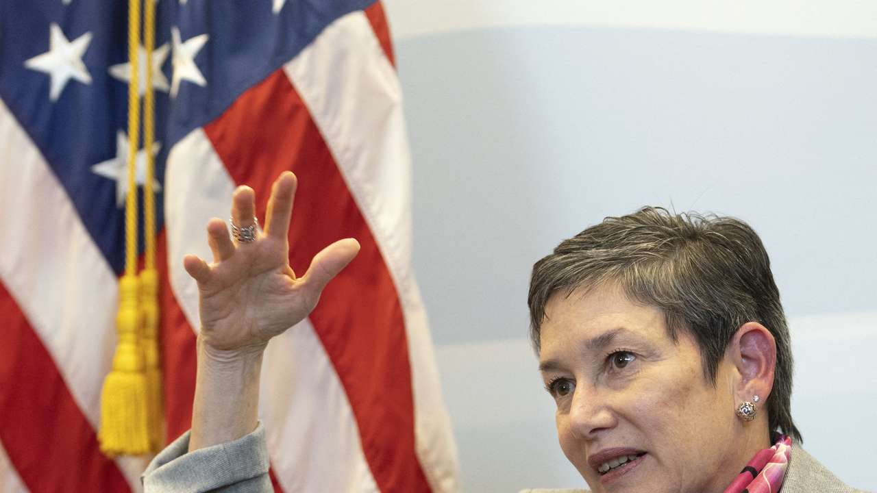 FILE PHOTO: Pagan U.S. ambassador to the WTO attends an interview with Reuters in Geneva